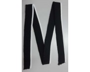 Tira  100  X 3 cm -12 peças - Preto /  Branco - 100 % poliéster